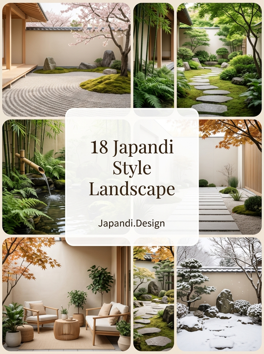 Japandi Style Landscape Designs for a Minimalist Outdoor Retreat