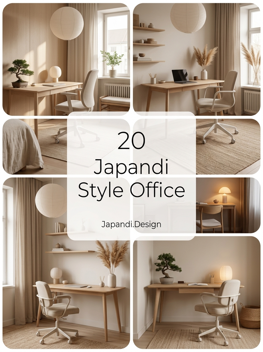 Japandi Style Office Concepts for Minimalist Productivity