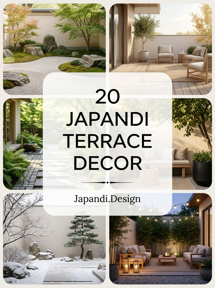 Japandi Terrace Decor Concepts for a Minimalist Outdoor Retreat