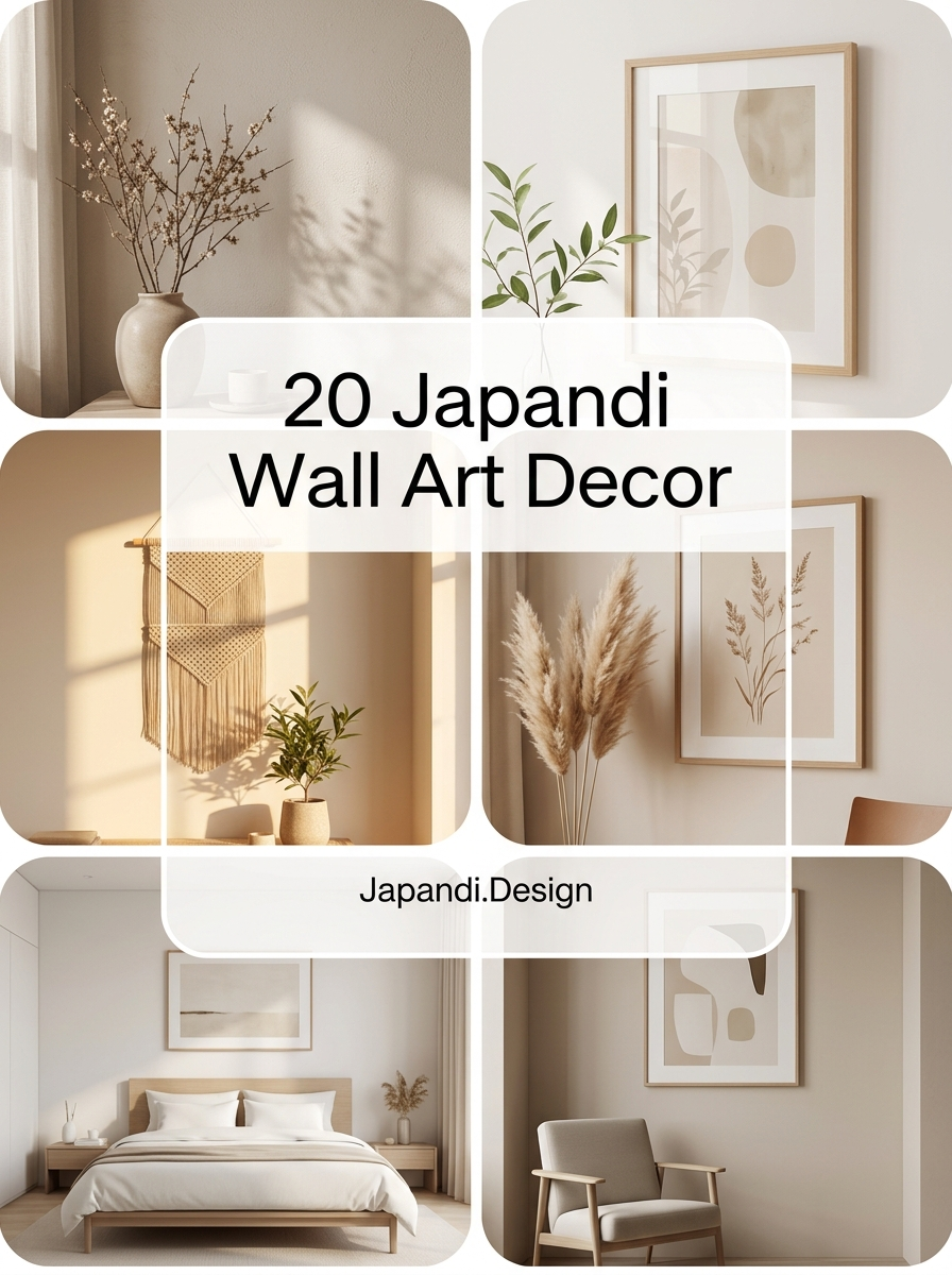 Japandi Wall Art Decor Concepts for a Balanced Home