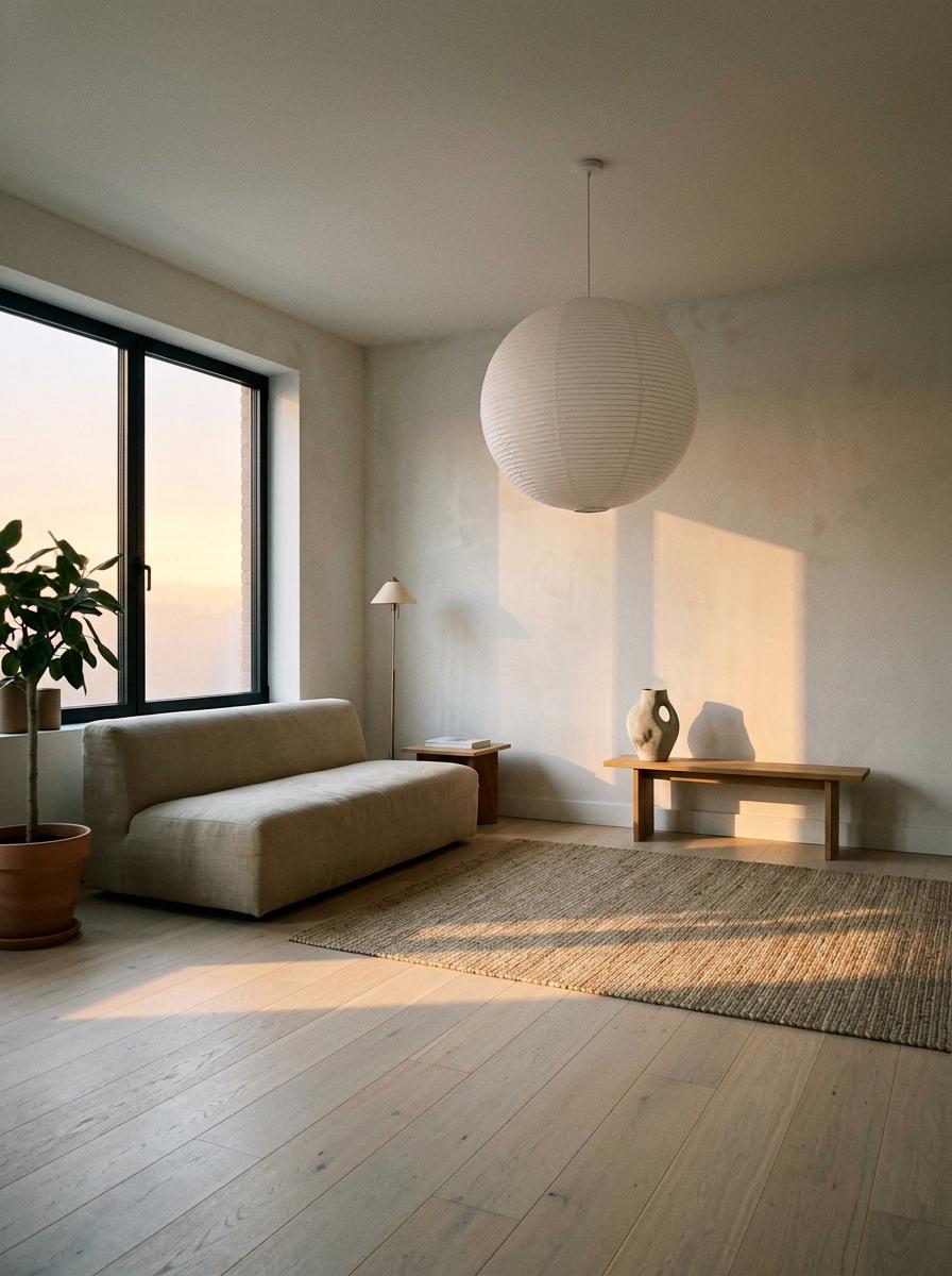 Lighting Techniques To Enhance Your Japandi Living Room Ambience