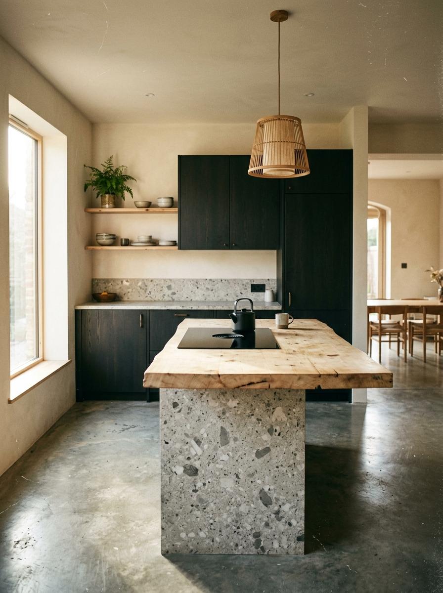 Low Impact Luxury Defined By Sustainable Japandi Kitchen Design