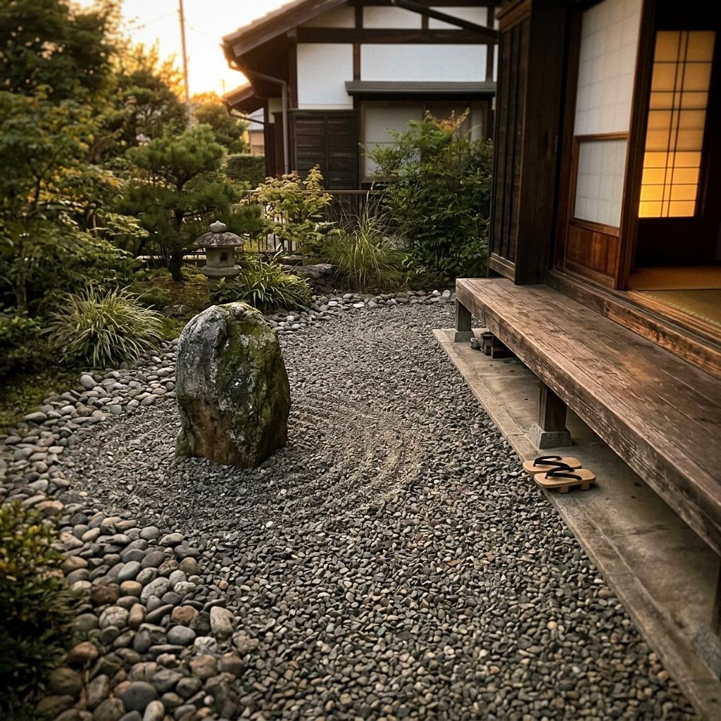 Low Maintenance Beauty In A Japandi Gravel Garden