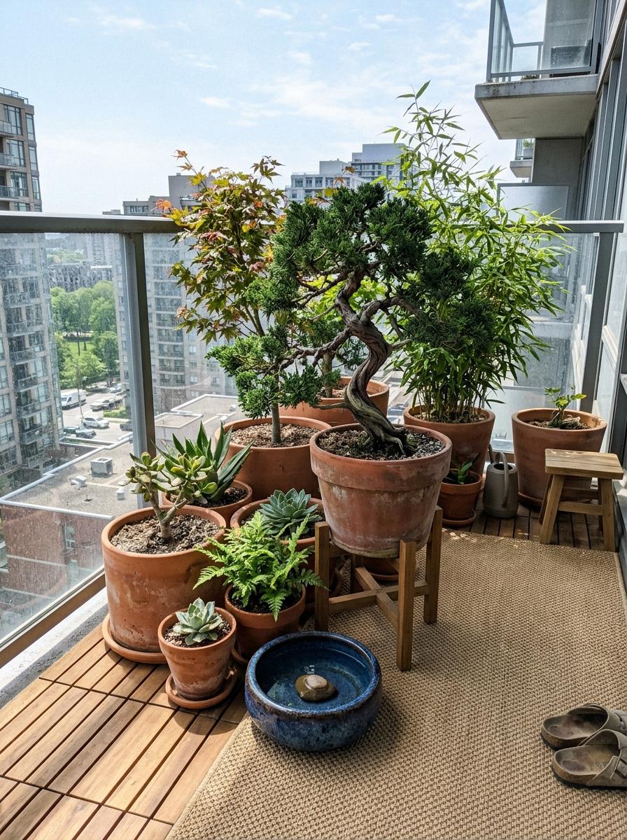 Maximize Small Spaces With A Japandi Balcony Garden Focus