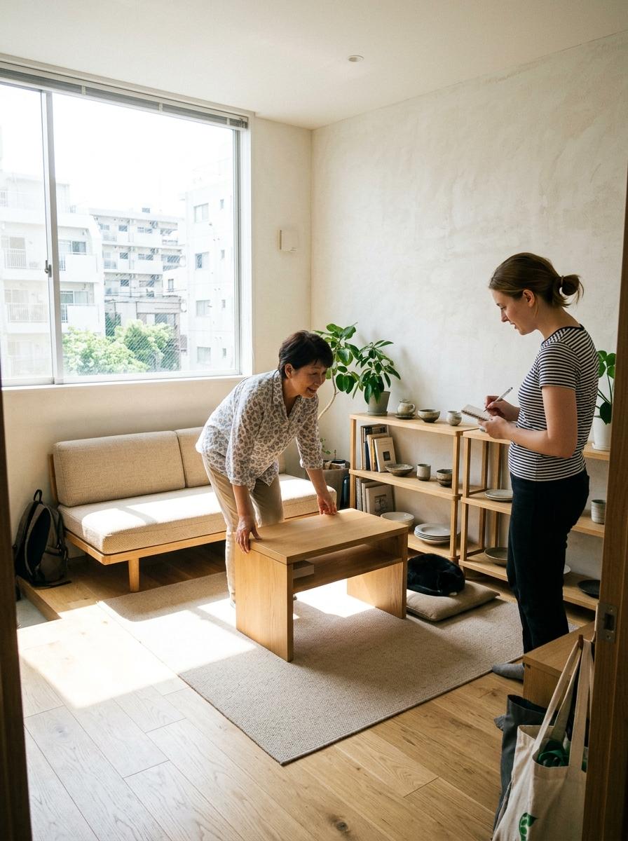 Maximize Small Spaces With A Smart Japandi Living Room Layout