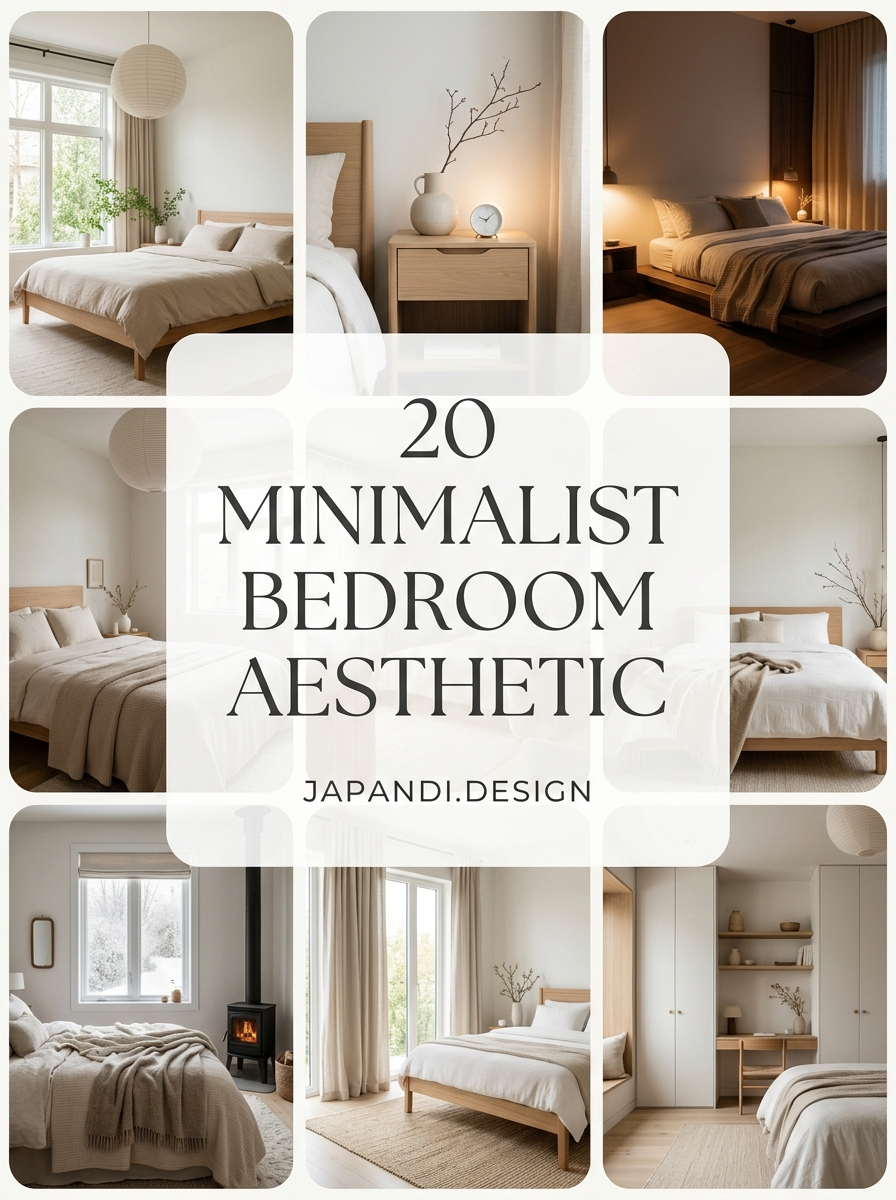 Minimalist Bedroom Aesthetic Concepts for a Peaceful Retreat