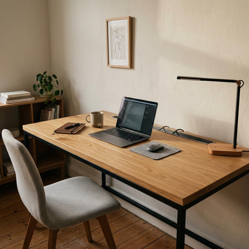 Minimalist Desk Ideas For A Japandi Office Setup