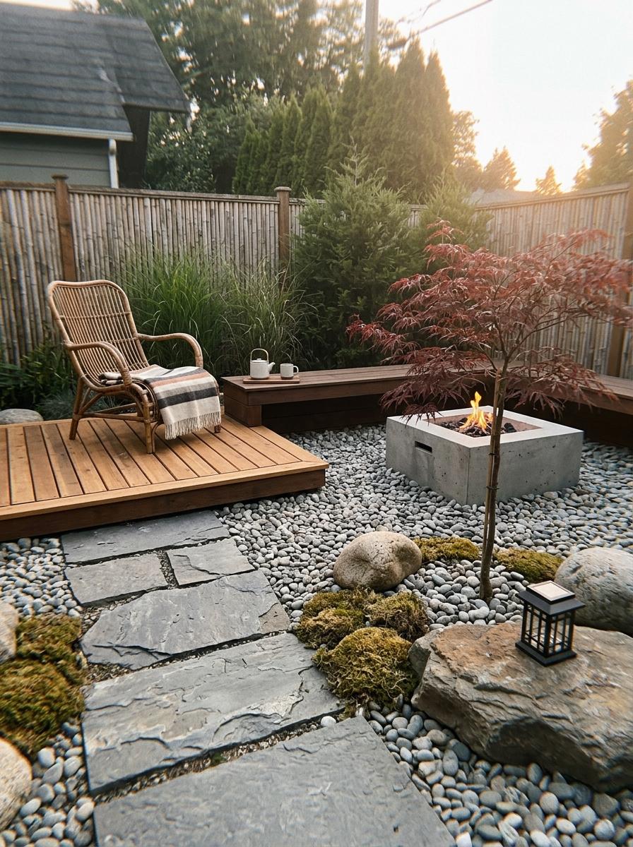 Minimalist Features For A Modern Japandi Backyard Look