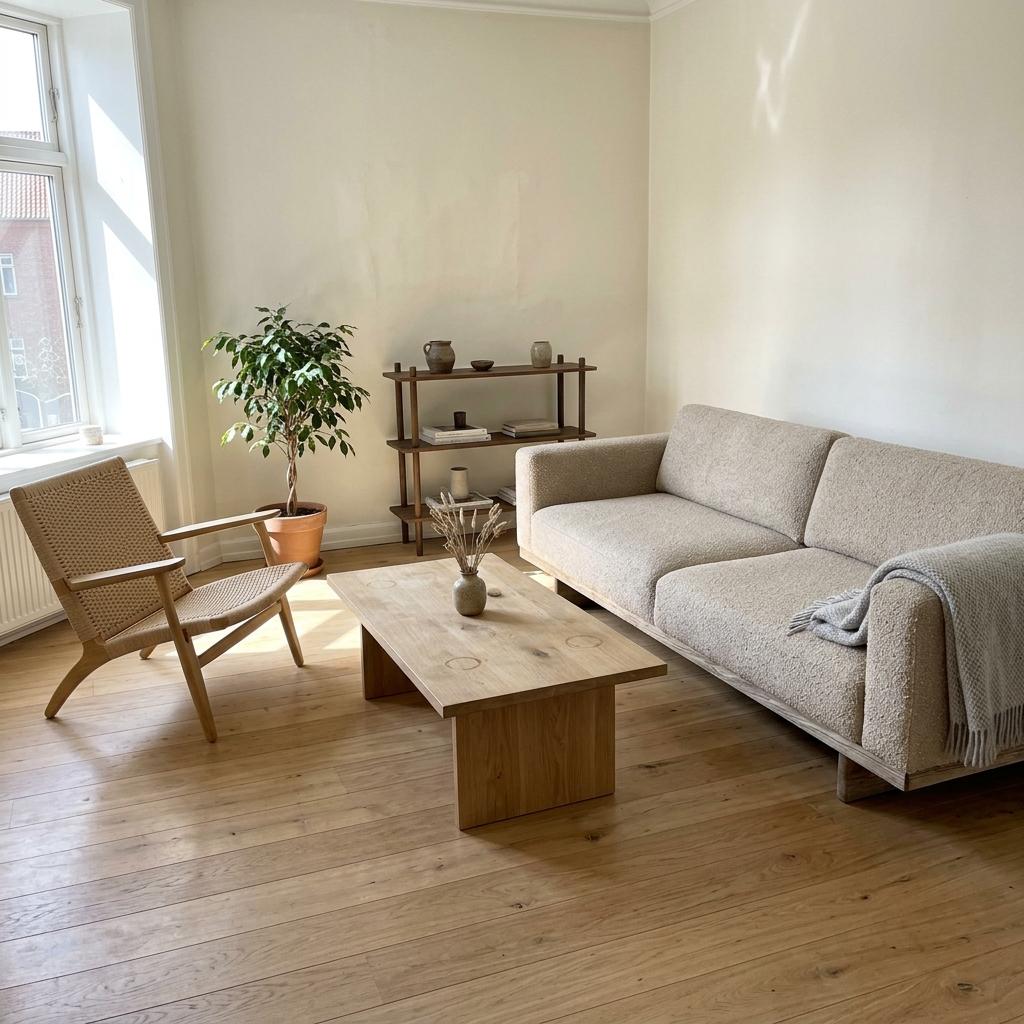Minimalist Furniture For A Timeless Japandi Living Room