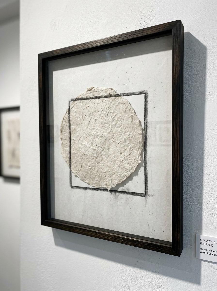 Minimalist Geometric Shapes In Japandi Wall Art Decor