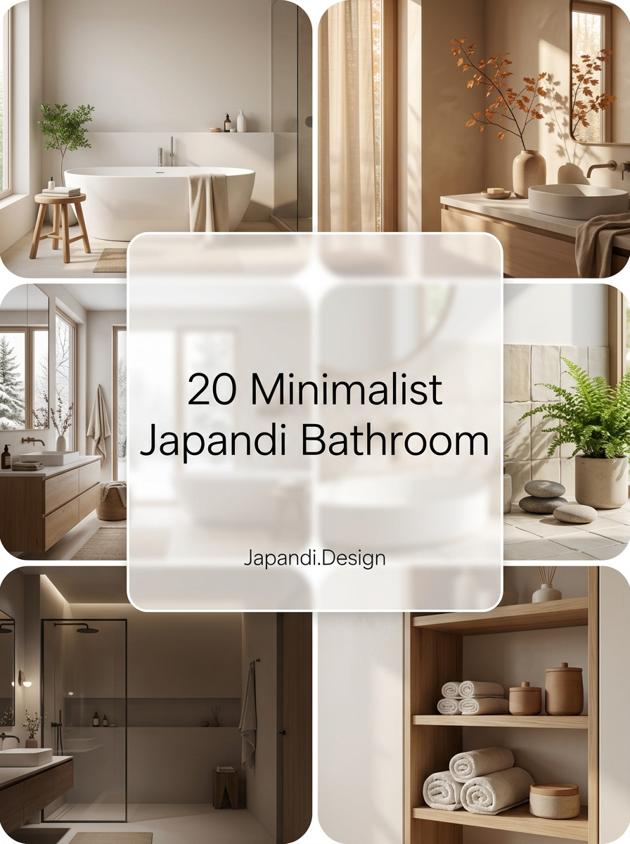 Minimalist Japandi Bathroom Designs That Elevate Modern Wellness