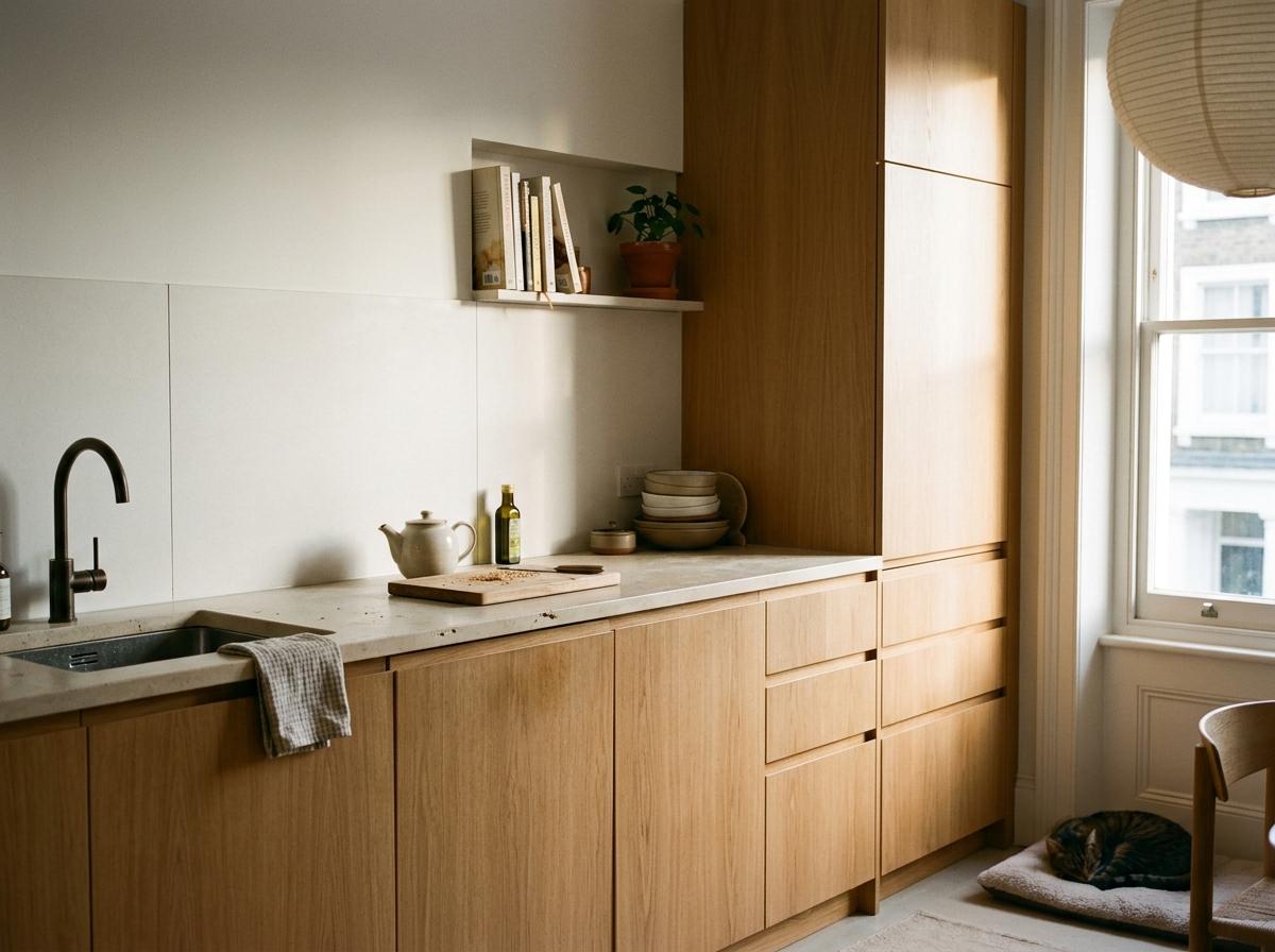 Minimalist Japandi Kitchen Cabinets Design
