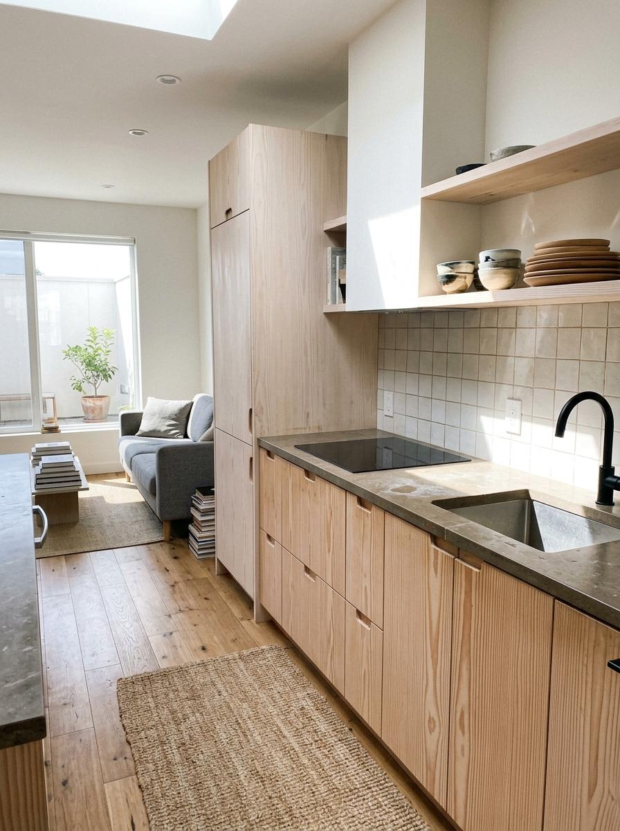 Minimalist Japandi Kitchen Ideas For An Open Floor Plan