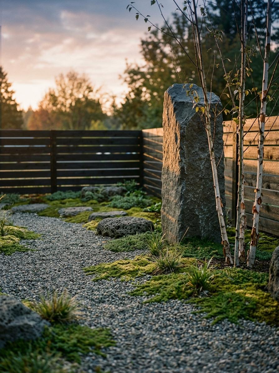 Minimalist Japandi Landscape Design