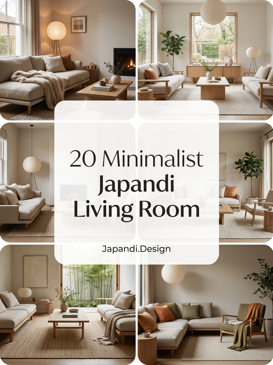 Minimalist Japandi Living Room Designs for a Balanced Home
