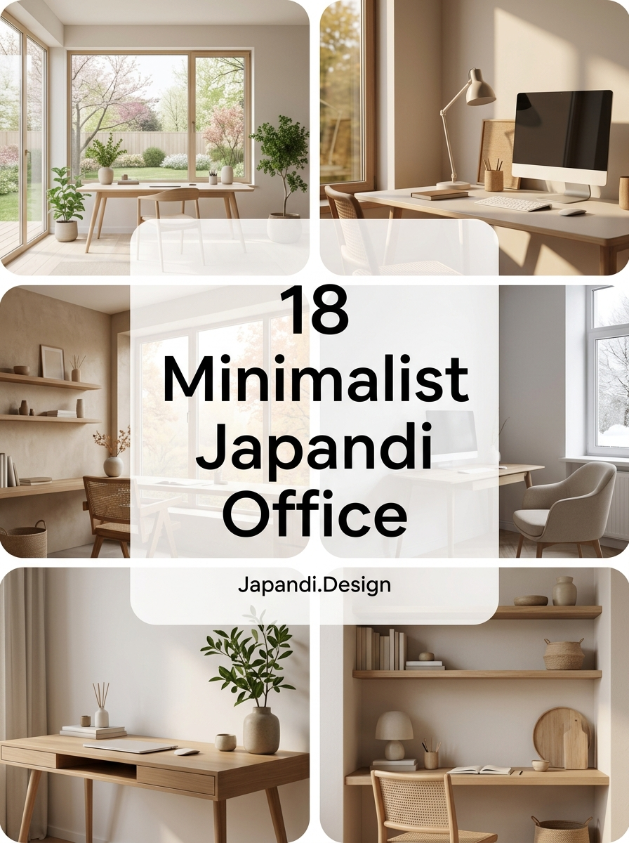 Minimalist Japandi Office Setups for Enhanced Focus and Clarity