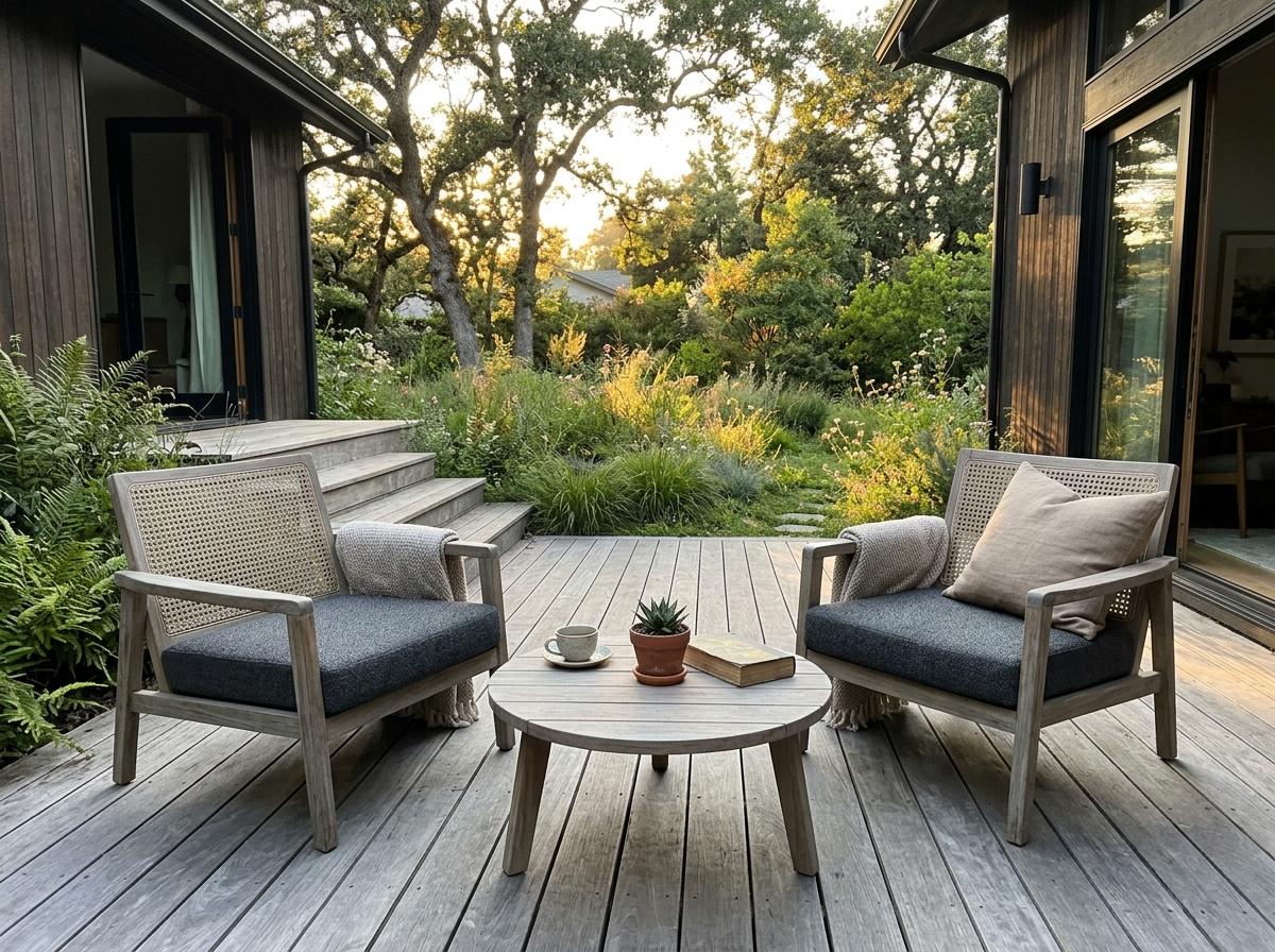 Minimalist Japandi Patio Furniture For Outdoor Living
