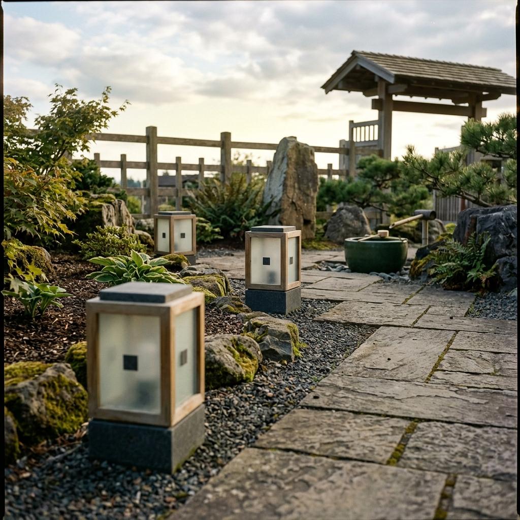Minimalist Lanterns For A Cohesive Japandi Garden Lighting Theme