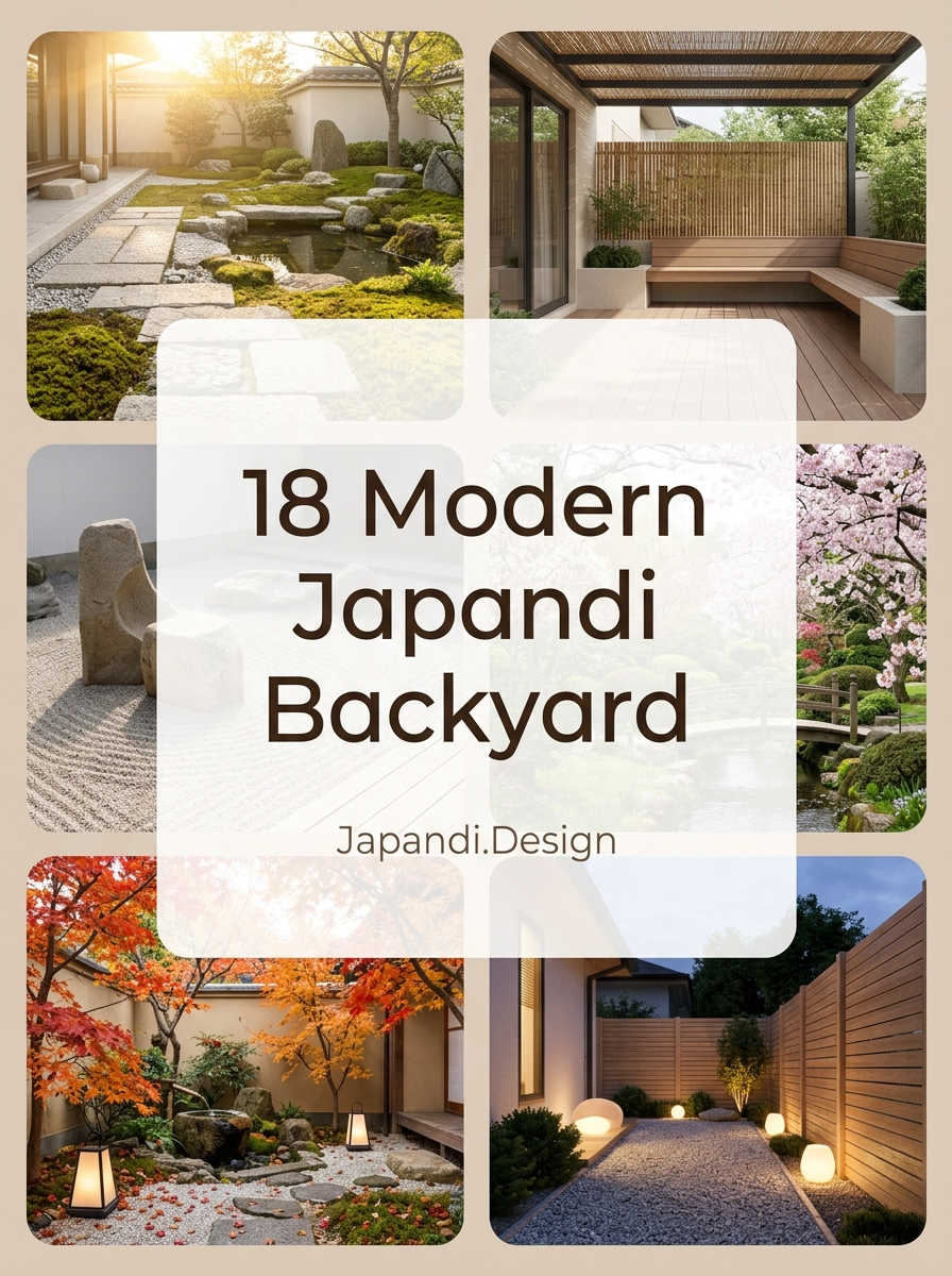 Modern Japandi Backyard Concepts for a Minimalist Outdoor Retreat