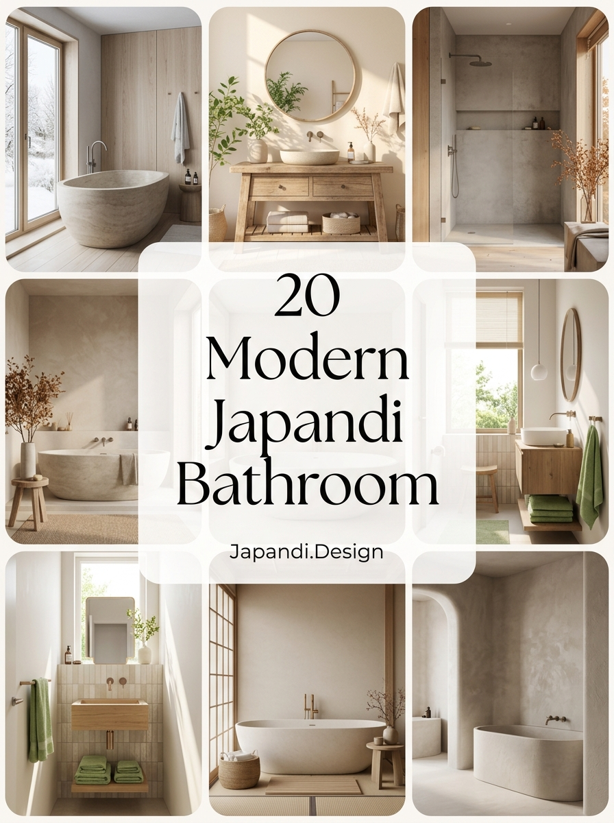 Modern Japandi Bathroom Designs That Elevate Daily Rituals