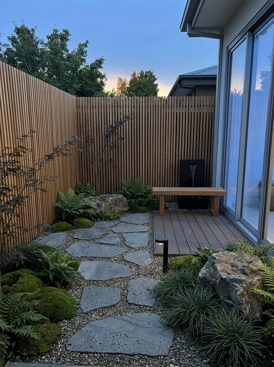 Modern Japandi Garden Design For Small Spaces