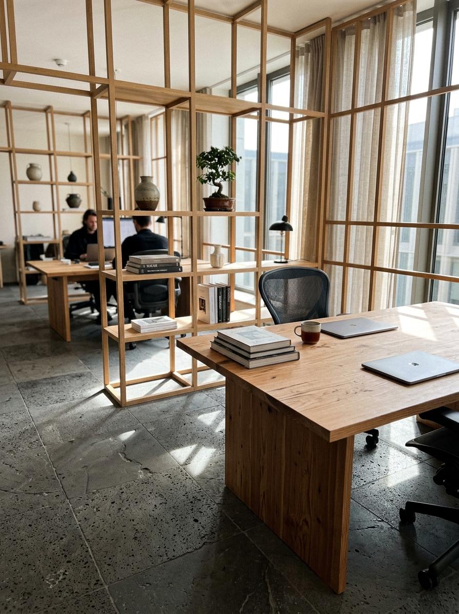 Modern Japandi Office Design Concepts