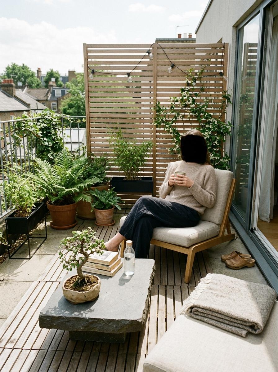 Modern Japandi Terrace Decor Ideas