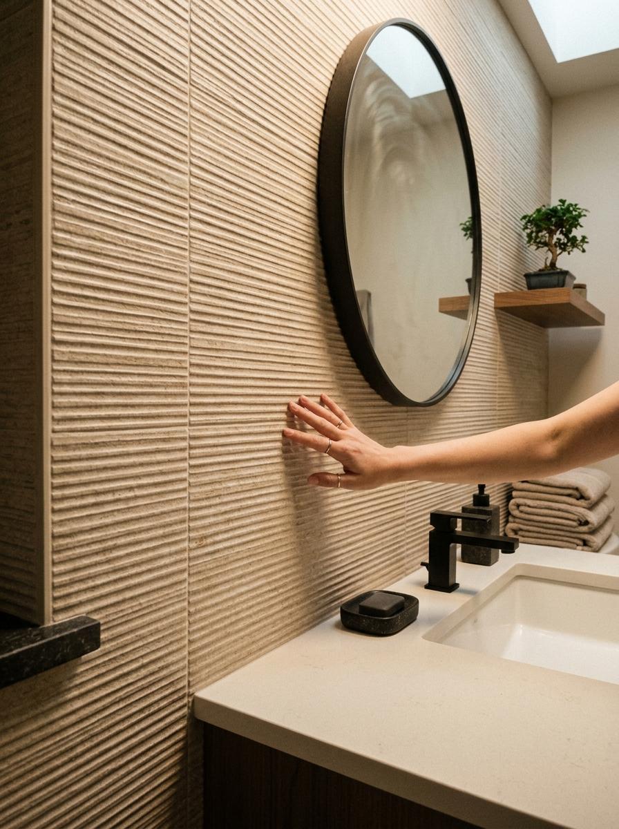 Natural Light: Brightening A Dark Space With Japandi Bathroom Tiles