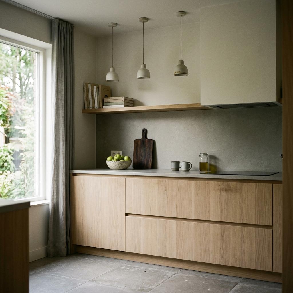 Nature Inspired Hues For A Functional Japandi Kitchen
