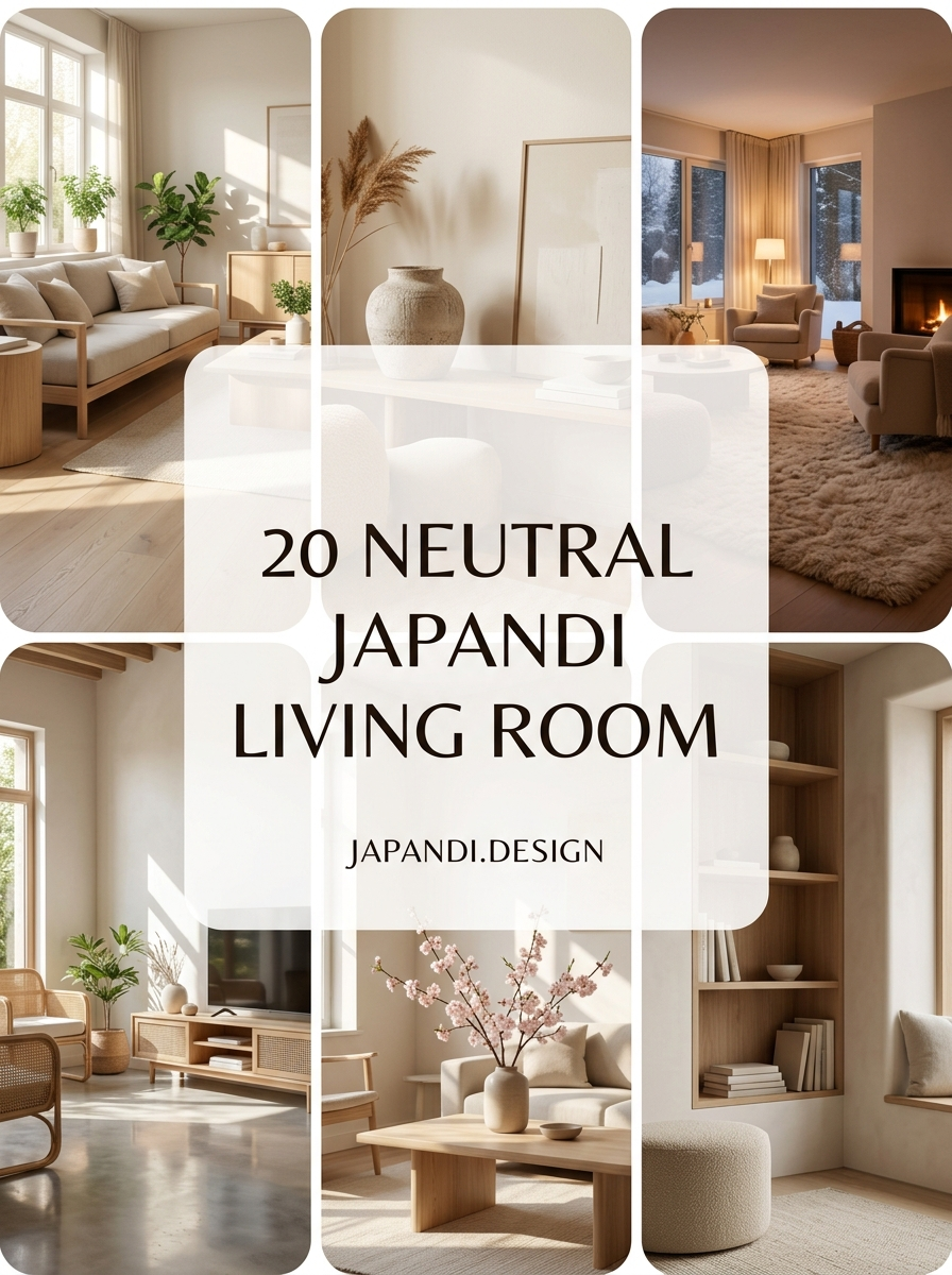 Neutral Japandi Living Room Designs for a Minimalist Sanctuary
