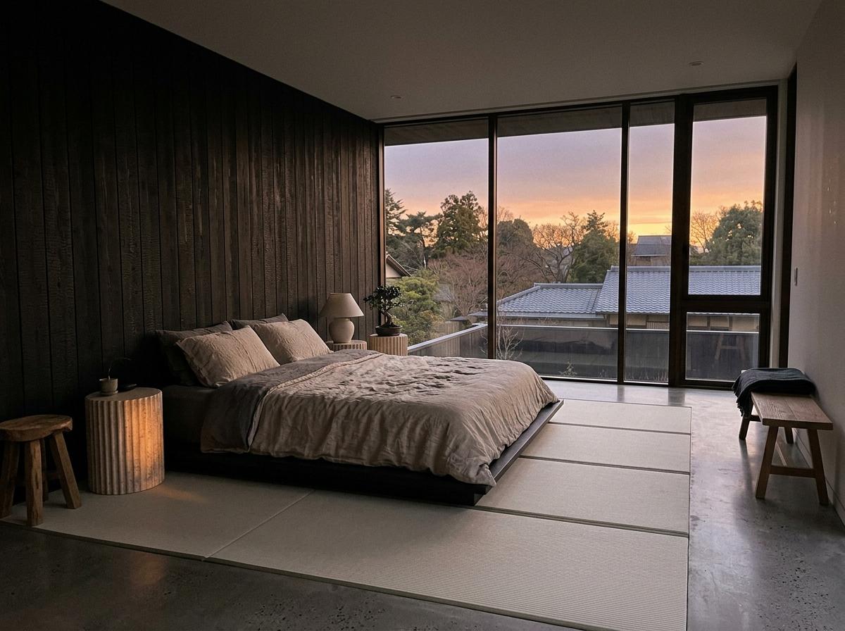 Opulent Minimalism Meets Japandi Style In This Master Retreat