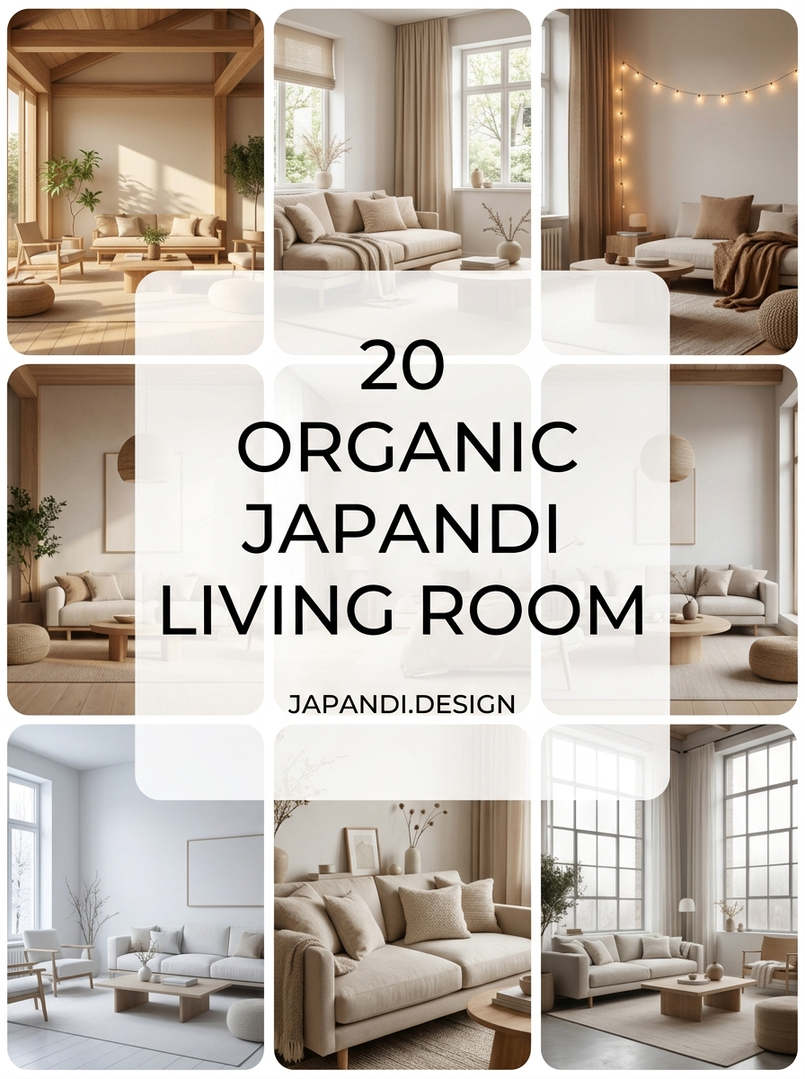 Organic Japandi Living Room Elements for a Balanced Home
