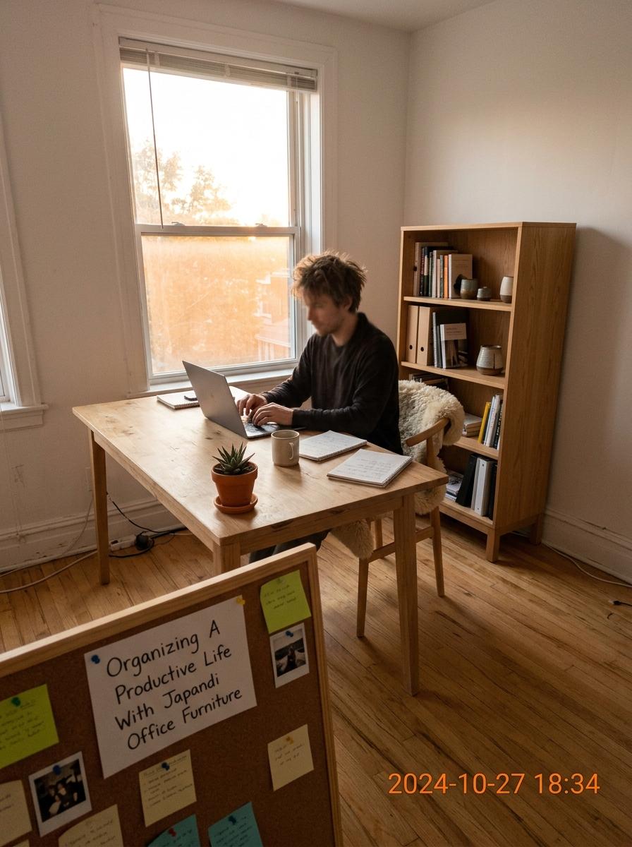 Organizing A Productive Life With Japandi Office Furniture
