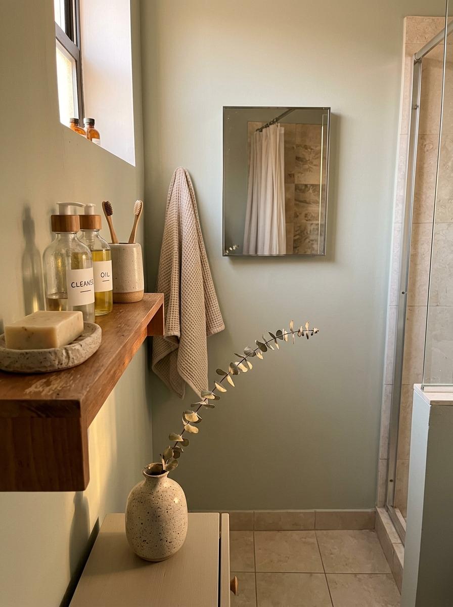 Practical Decorating Tips For A Small Japandi Bathroom