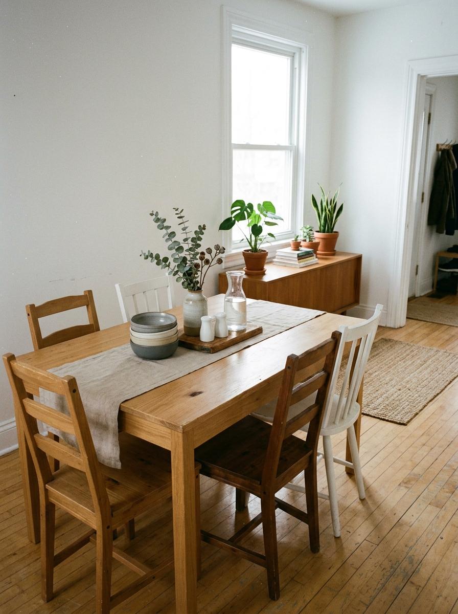 Practical Layouts For A Minimalist Japandi Dining Room
