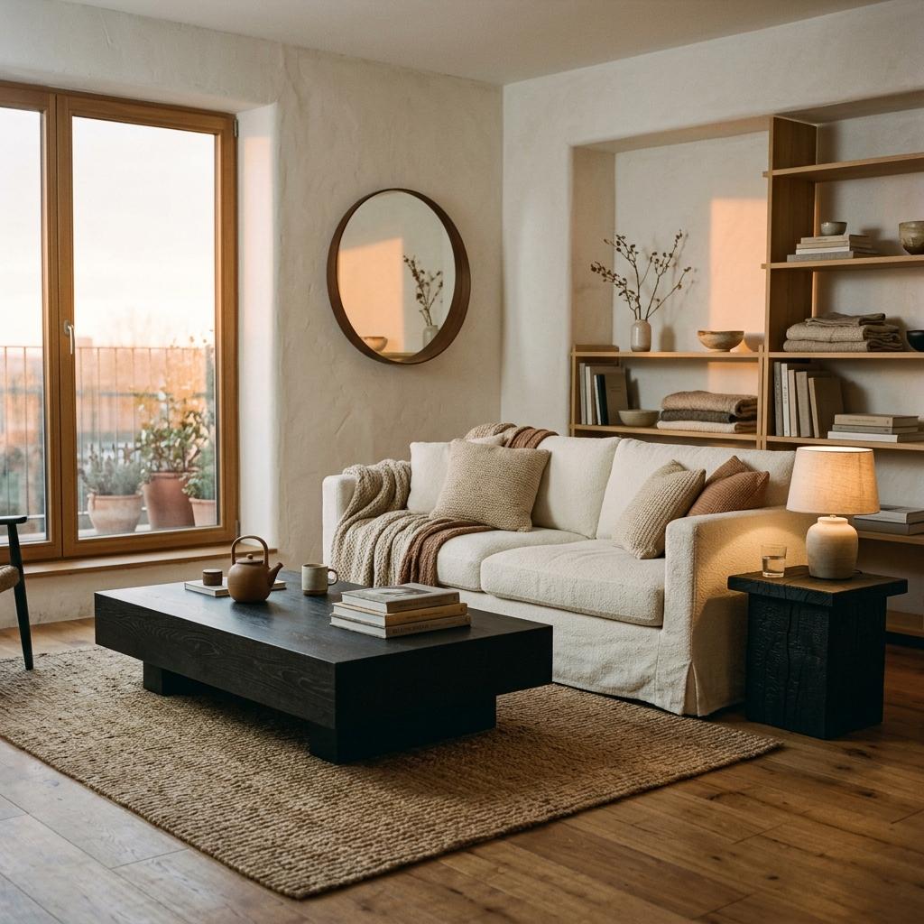 Practical Tips For A Cozy Japandi Living Room Layout