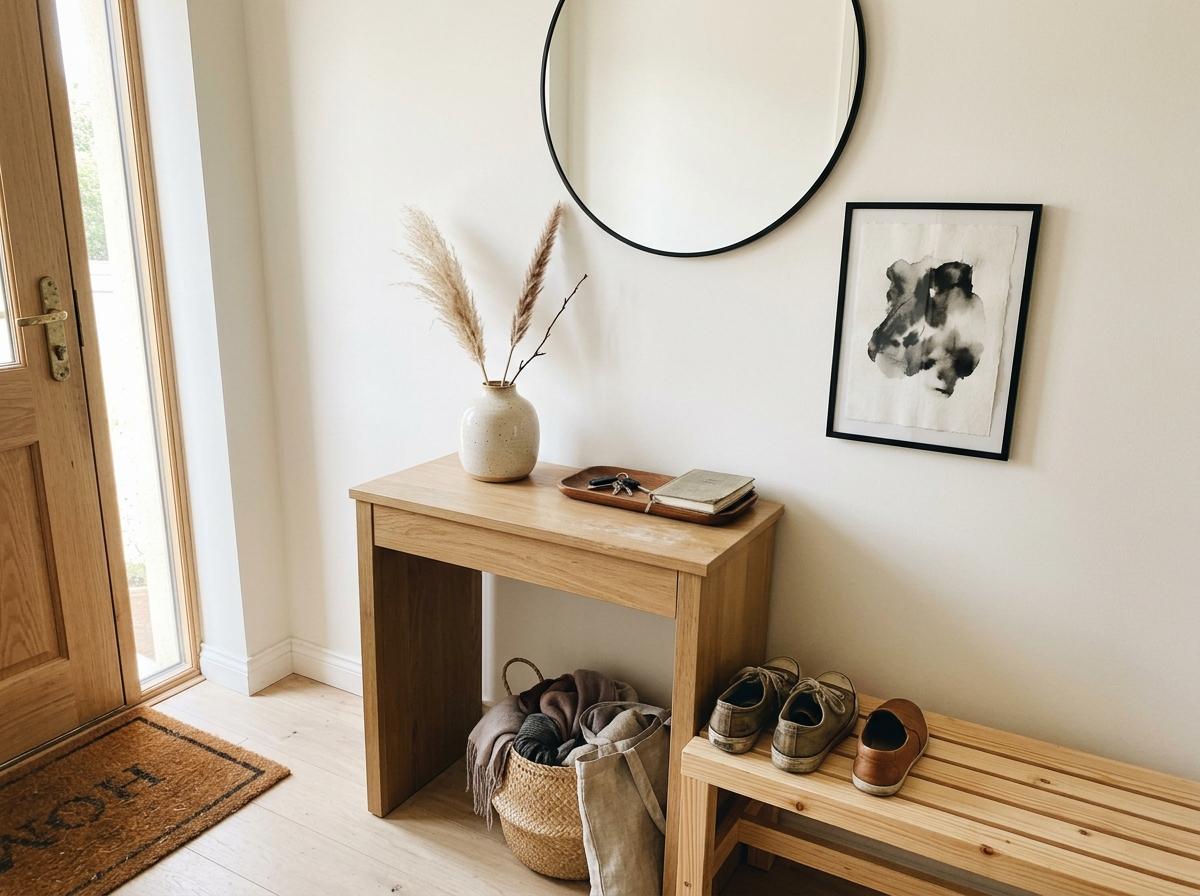 Practical Tips For Designing A Japandi Entryway Focal Point