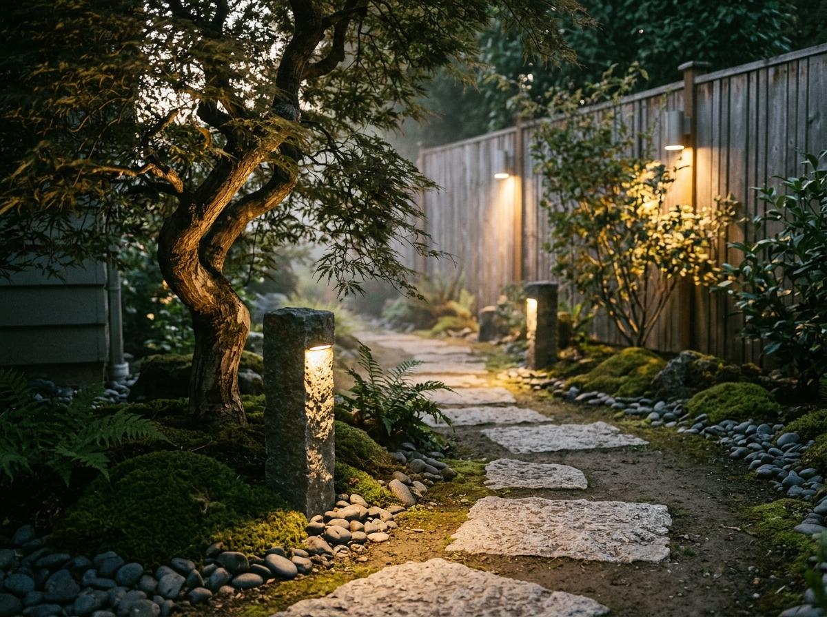 Practical Yet Stylish Solutions For Japandi Garden Lighting