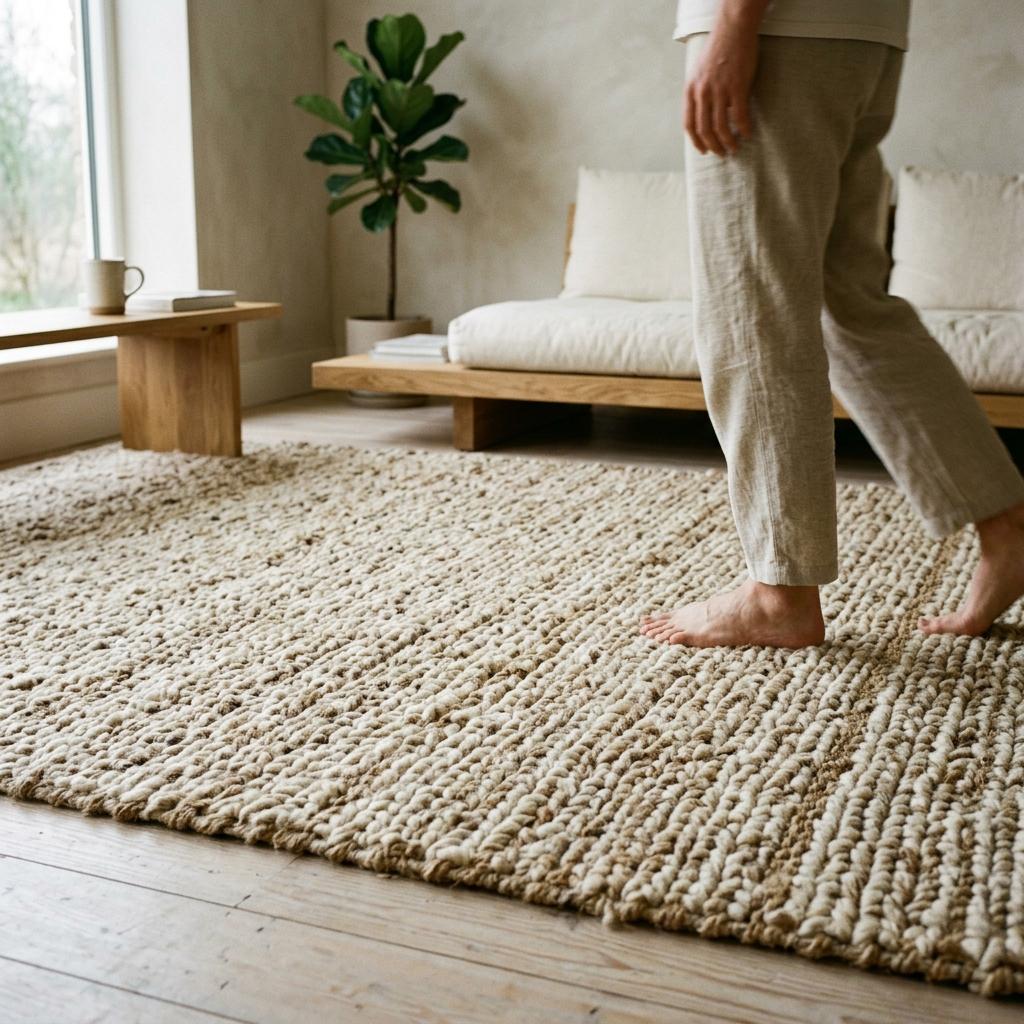 Redefining Comfort With Organic Japandi Living Room Textiles