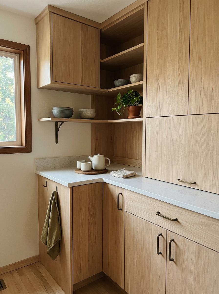 Refined Aesthetics For Your Modern Japandi Kitchen Cabinets