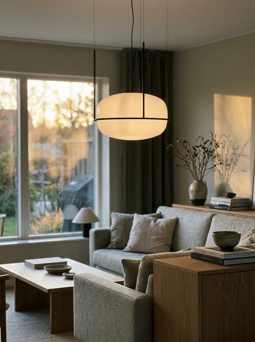 Refined Fixtures For A Sophisticated Japandi Living Room