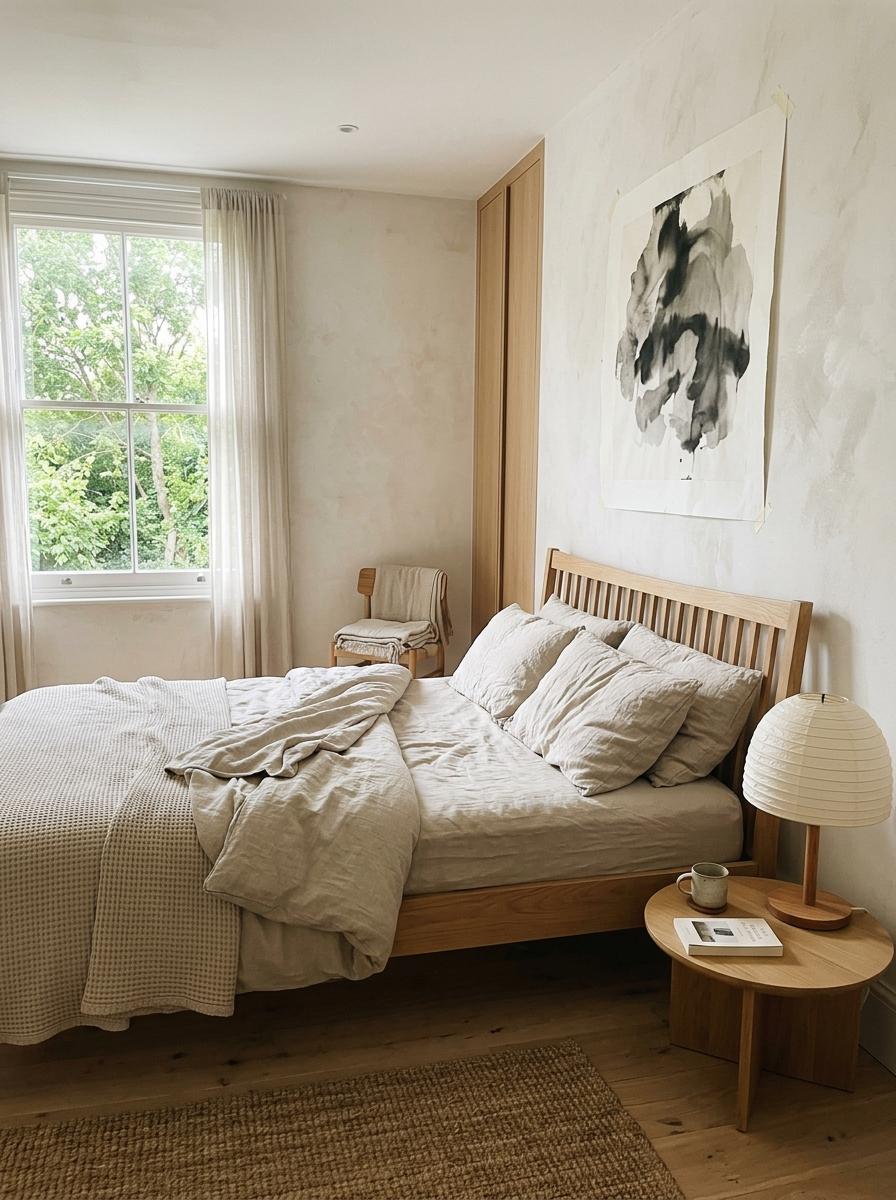 Refined Simplicity In A Japandi Bedroom Furniture Design