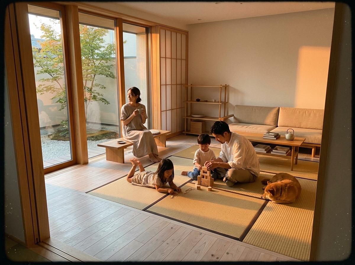 Refined Simplicity In This Japandi Minimalist Family Home