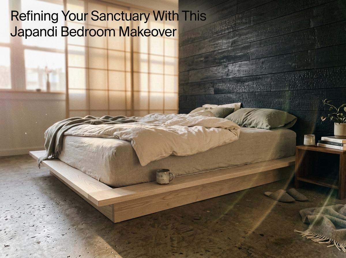 Refining Your Sanctuary With This Japandi Bedroom Makeover