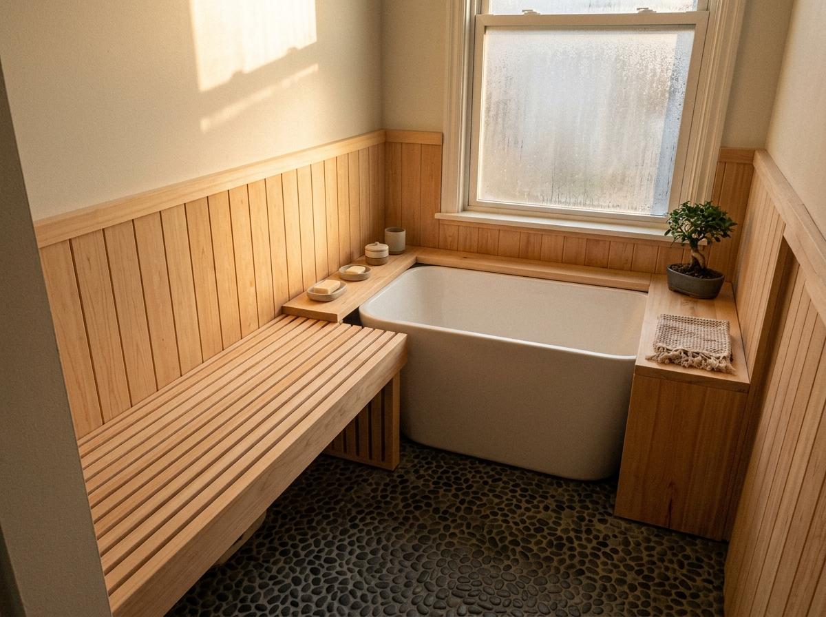 Reimagining Small Spaces With A Japandi Bathroom Focus