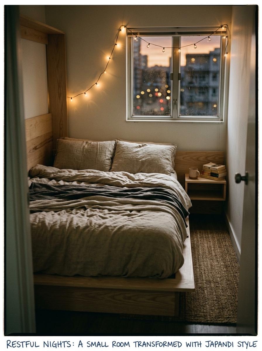 Restful Nights: A Small Room Transformed With Japandi Style