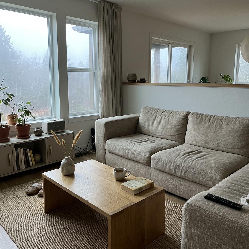 Seamless Integration Of Practical Japandi Living Room Furniture