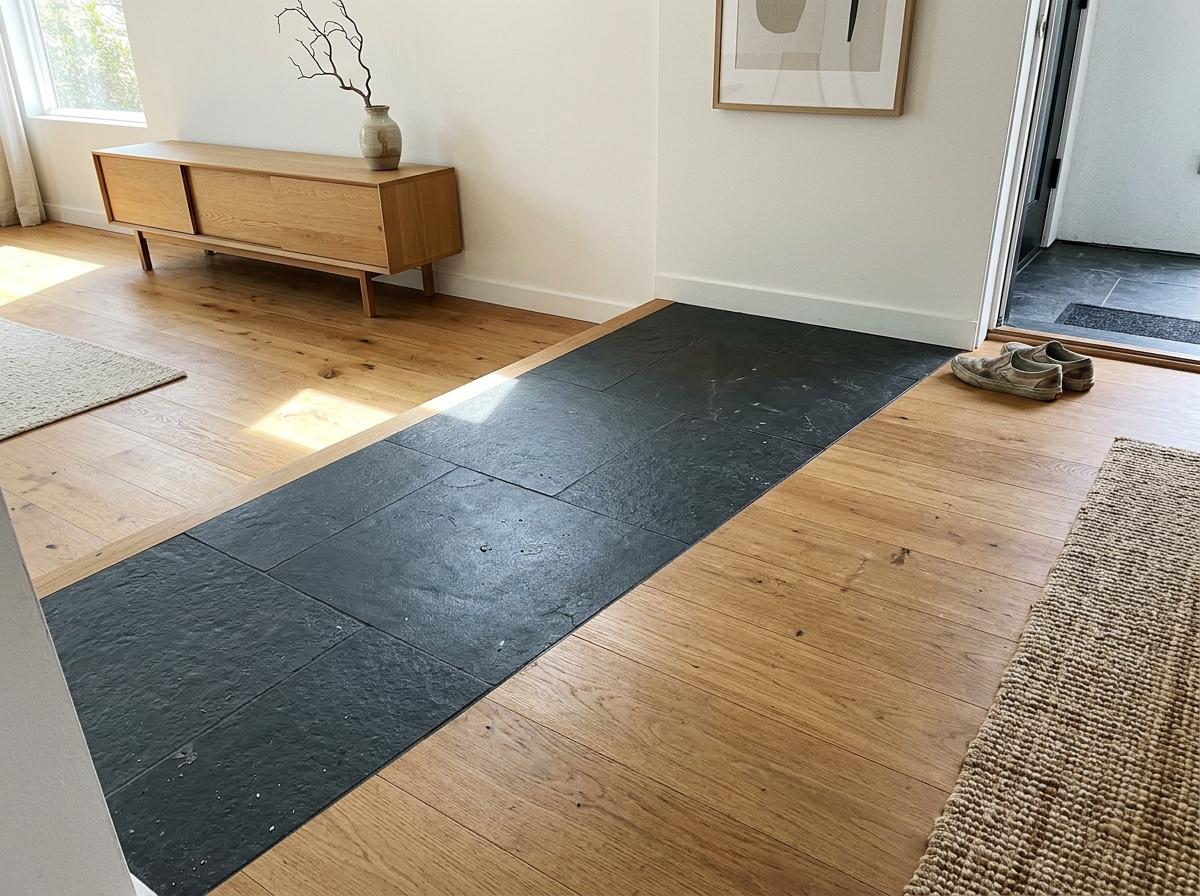 Seamless Transitions For A Sleek Japandi Living Room