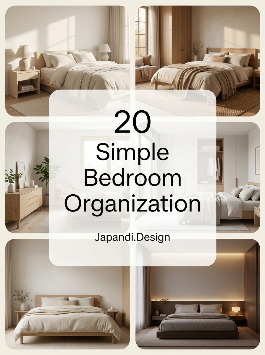 Simple Bedroom Organization Tips for a Restful Sanctuary