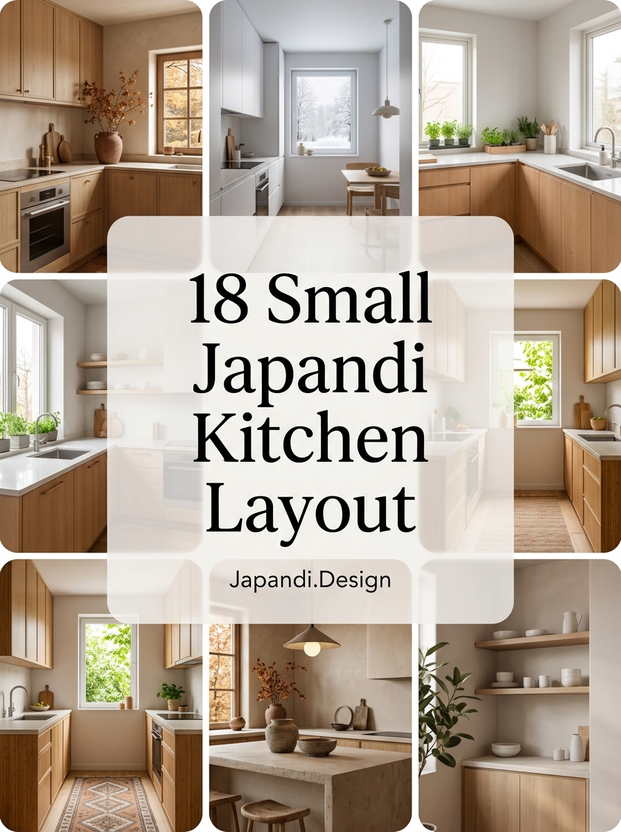 Small Japandi Kitchen Layout Solutions for Maximizing Minimalist Spaces